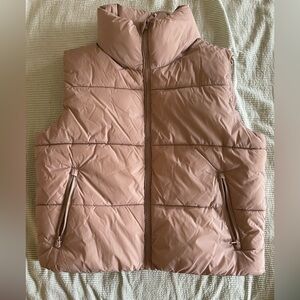 Old Navy Light Pink Puffer Vest